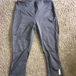 Reebok Gray Cropped Athletic Leggings